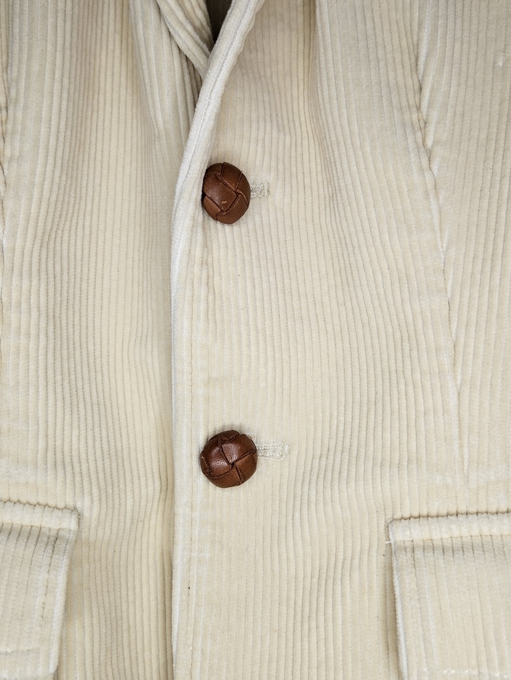 Ralph Lauren Corduroy Blazer – Size 12 – Crème / Beige – Blue Tags - Picture 8 of 14